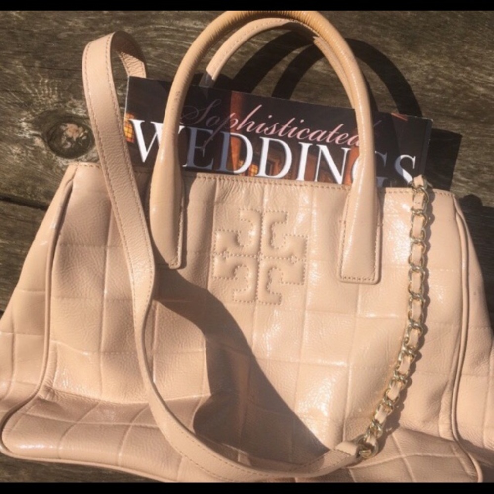 Tory Burch Patent Leather Pink Bag **for ninya23c